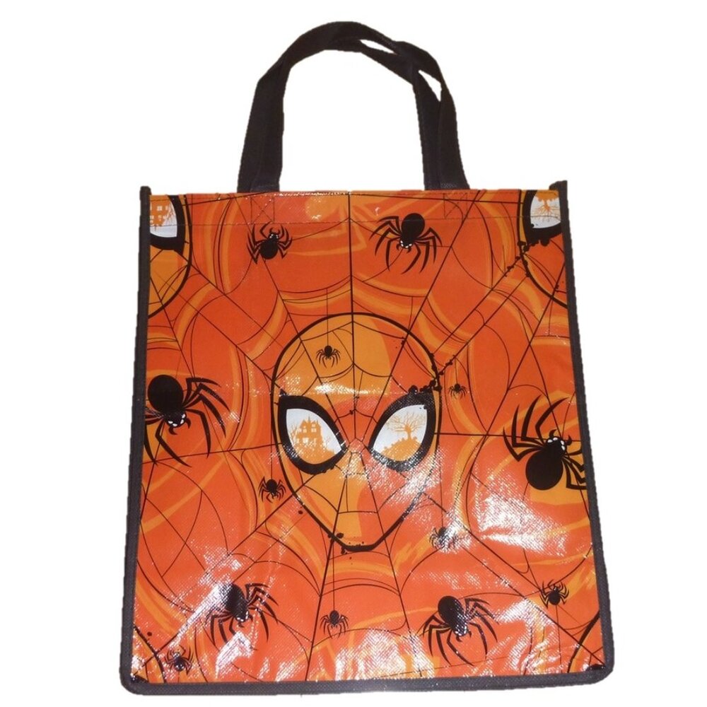 HALLOWEEN Reusable Trick Or Treat Tote Bag Marvel SPIDER-MAN Spiderman  NWT